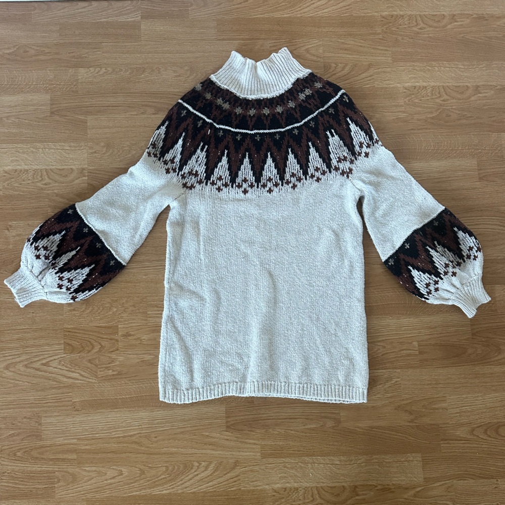 Free People Scottish Sweater Dress XS